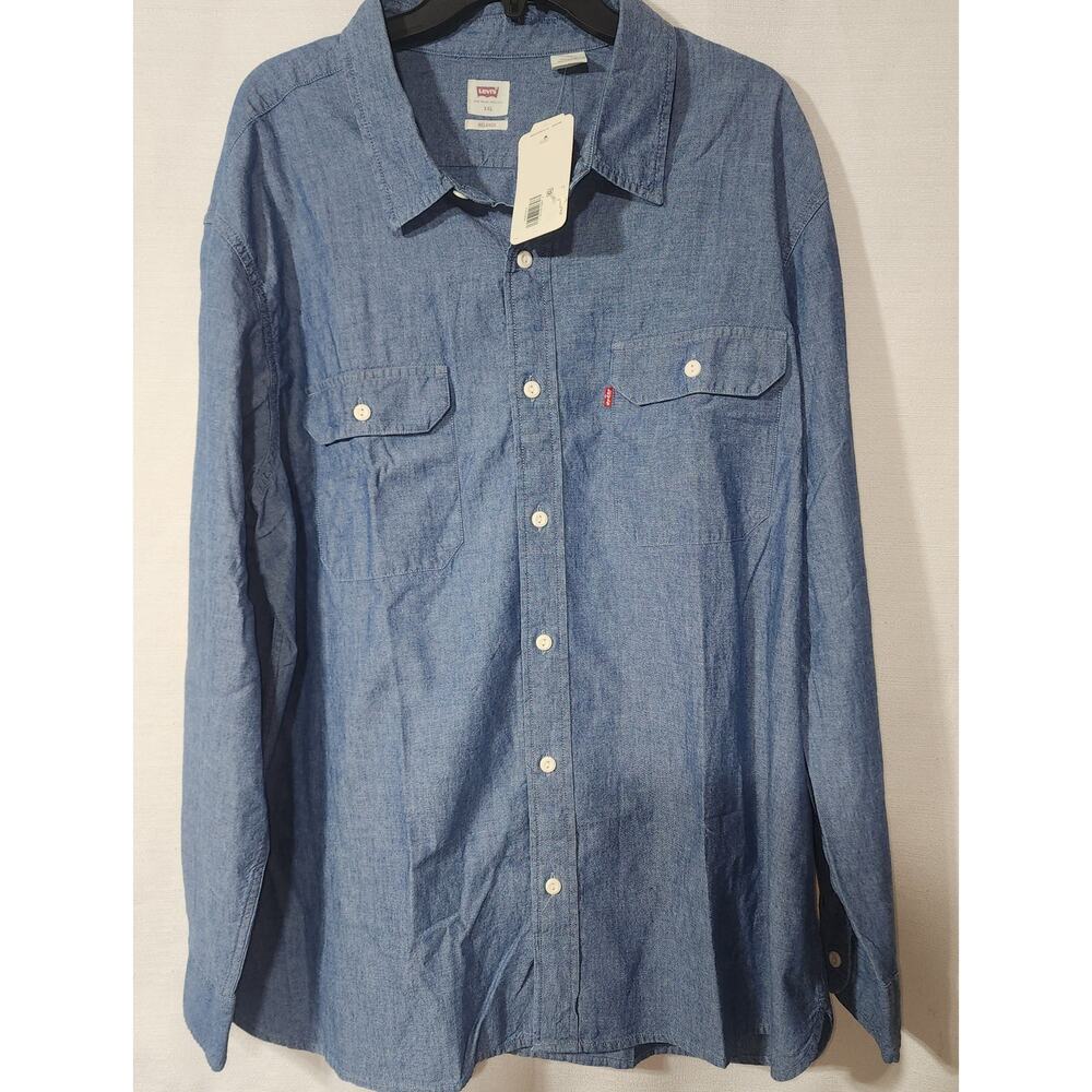 Levi's the worker relaxed fit men's XXL long sleeve button down shirt